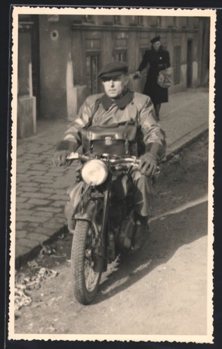 Foto motorrad nsu dsl mit - foto-ak,