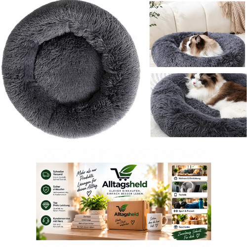 Plüsch-Donut-Hundebett