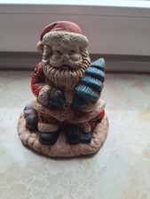 Weihnachtsmann Teelichthalter / Kerzenhalter