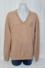 Made in Scotland Hochwertiger Herren Pullover 100% Wolle Beige Gr. 2XL/3XL Neu