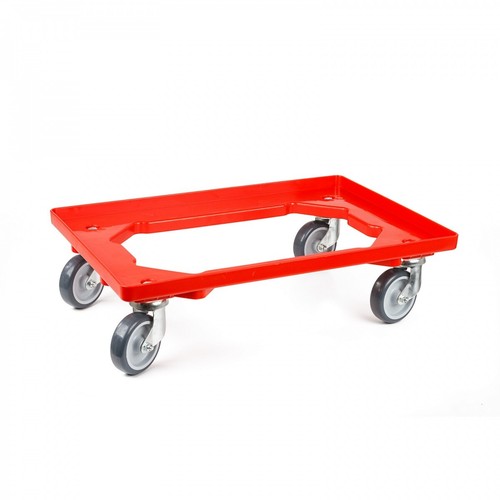 Kunststoff transportroller rot - kunststoff,