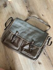 DAMENHANDTASCHE MARC O'POLO LEDER / FELL  Vintage braun/grau