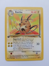 Pokemon - Fossil - Raichu - 1. Edition - 29/62 - deutsch - NEAR MINT