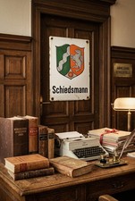 Original Emaille Schiedsmann
