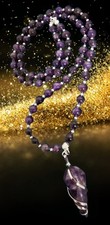 Amethyst halskette cm - amethyst, halskette🌹40