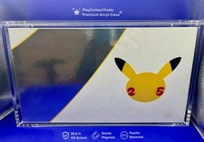 [⭐Premium Acryl Case] 🧲Magnetisch ☀️UV-Schutz - Pokemon Größe: Celebrations UPC