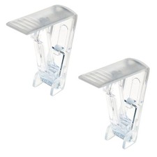 ➡️  2, 4 o. 8 Tischtuchklammern (Tischdeckenklammer Tischklammer), transparent