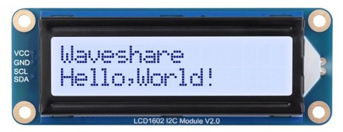 Waveshare lcd1602 i2c display - waveshare,