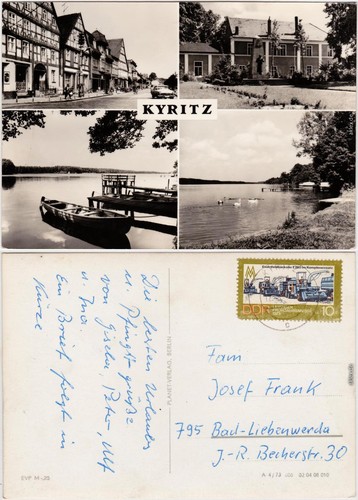 Foto ansichtskarte kyritz - foto, see