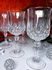 Cristal D´Arques Longchamp 18,2cm Rotwein-Goblet Weihnachten 24% PBO Dinner rar