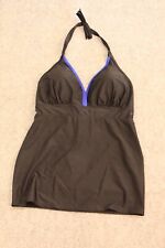 TANKINI OBERTEIL GRÖSSE M - L SCHWARZ MIT BLAUER UMRANDUNG VON ESPRIT