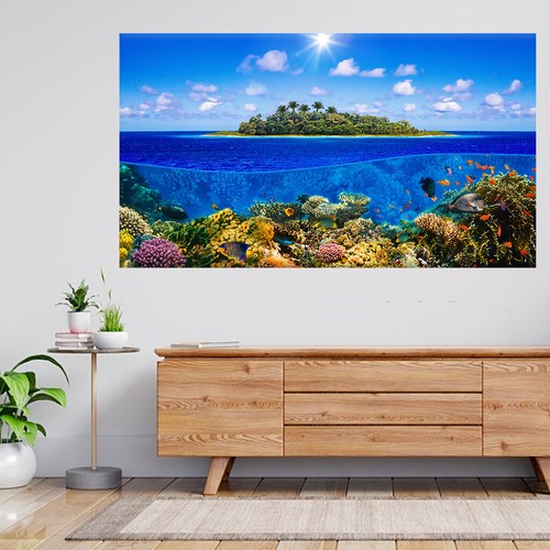 Sonniger tropischer strand - sonniger,