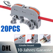 20X Reihenklemmen Hutschiene
