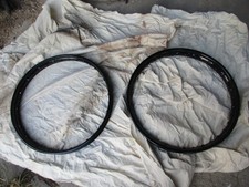 MZ RT 125 /1/2 IFA restaurierte Felgen für Halbnabe Stahlfelgen Felge Rad vo hi