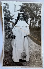 orig. Foto AK Nonne Krieg Feldpost Lazarett Schwandorf Ettmannsdorf 1944
