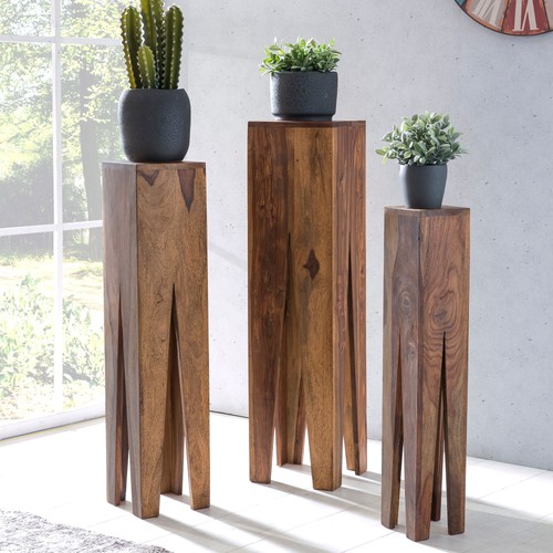 Satztisch finebuy massivholz - satztisch,