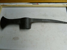  Antike handgeschmiedete Beilhacke Kreuzhacke Beil Bildhauer Steinmetz Bergwerk