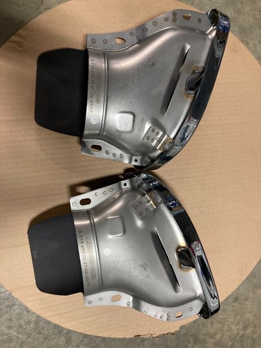 Amg auspuffblenden silber - e,