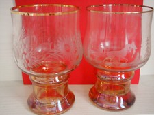 Glas Becher Fussbecher