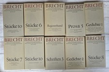 Brecht - Große kommentierte Berliner und Frankfurter Ausgabe, 13 Bänder von 33