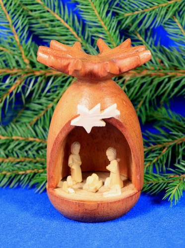 Krippe weihnachtskrippe holz - weihnachtskrippe,