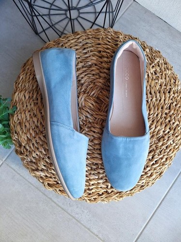Women ecco loafers - ecco, blue