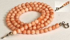 Antike Korallenkette/ Hals-