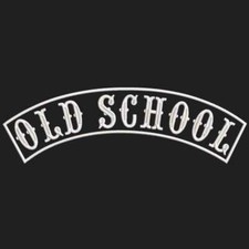 Rücken Aufnäher OLD SCHOOL
