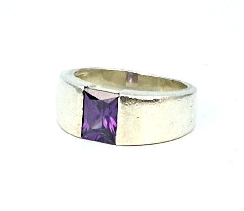 Ring silber 925 amethyst - -,
