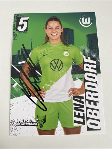 Lena oberdorf autogrammkarte - oberdorf,