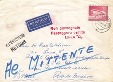 141712) Berlin Nr. 154 als sehr selt. portoger. EF auf Luftpost n. Brasilien