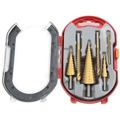 Teiliges stufenbohrer set - 6-teiliges, stufenbohrer-set