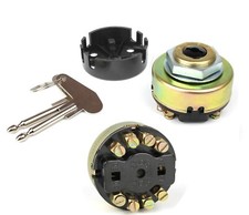 Zündlichtschalter 0-1-2-3 8 polig Zündschloß für BAGGER LKW PUSHER UNIMOG KRAN