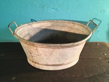 Kleine Zinkwanne Pflanzkübel