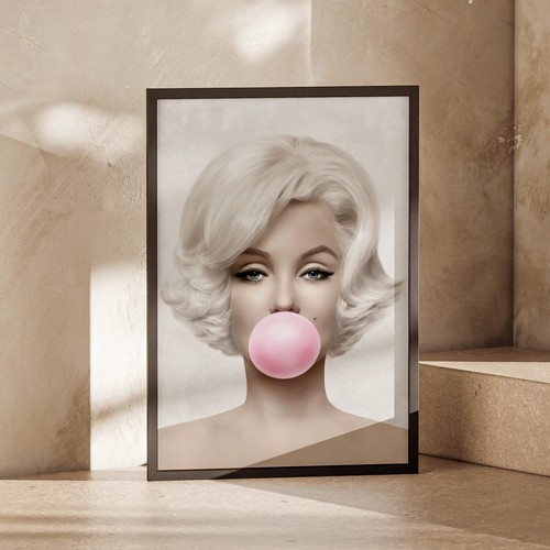 Marilyn monroe rosa kaugummi - rosa,