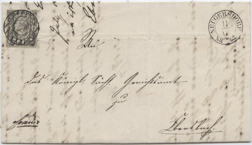 Sachsen 1862 brief neugersdorf - 1862,