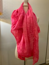 BOSS Schal  Tuch Pink 100 %