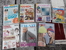 Verschiedene Zeitschriften  Strick Mützen Patchwork Filati  Häkel Inspirationen