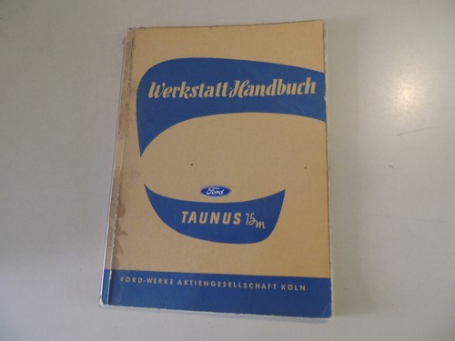 Werkstatthandbuch ford taunus - ford,