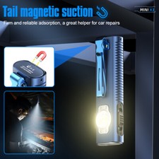 Trustfire MINIX3 EDC Taschenlampe Magnetisch , grün , UV Licht , Flutlichtanlage