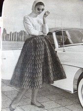 altes Modeheft von 1957 mit