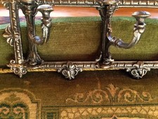 Garderobe Wandgarderobe Flur ideal zu Antik Mobiliar, Handtuchhalter Bad Bronze