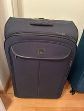 TITAN Koffer Trolley Gr: XL - 105 Liter - Blau -Teleskopgriff - wie Neu - Stoff