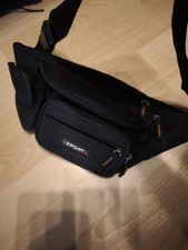 Bauchtasche Umhängetasche  Schwarz Sport