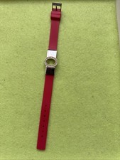 rotes Silikonarmband mit Mittelteil m. 2 Magneten, Energetix Magnetschmuck