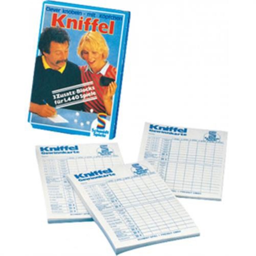 Spiel kniffelblock set - spiel, kniffelblock-set