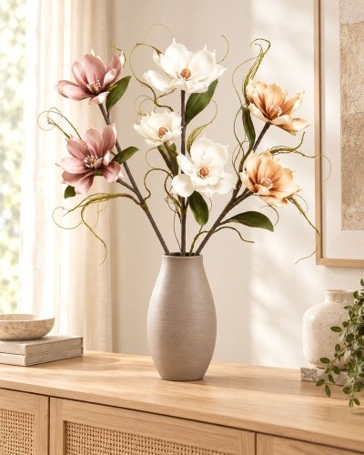 Künstlicher magnolienzweig - künstlicher,