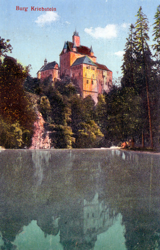 Ansichtskarte burg kriebstein - ,