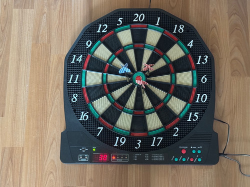 Elektronische dartscheibe mit - elektronische,