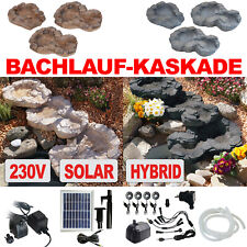 BACHLAUF WASSERFALL GARTENBRUNNEN WASSERSPIEL SCHALE BACHLAUFSCHALE TEICHPUMPE